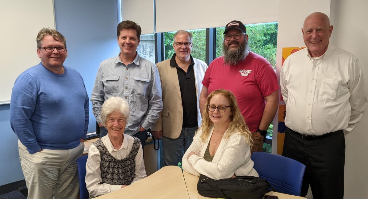 Executive Board members gathered at their retreat on June 14. 
